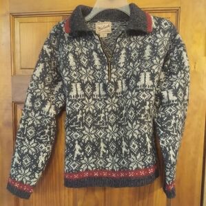 Woolrich original outdoor cotton nylon sweater womans medium